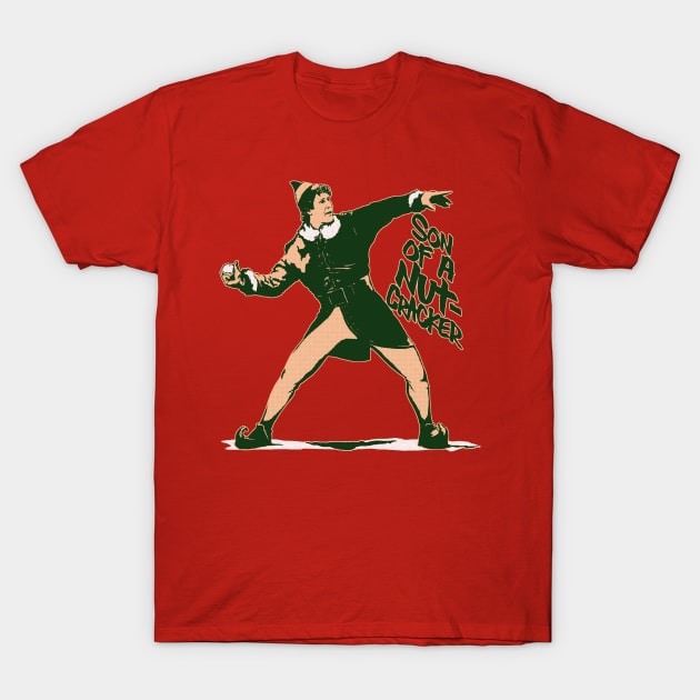 Son of a Nut-Cracker: Snowball Thrower T-Shirt by RangerRob